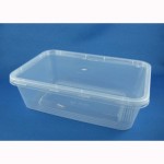 750ml Rectangle Container + Lid - Packaging Direct