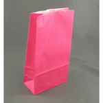 No1 Cerise Block Bottom Gift Bags - Packaging Direct