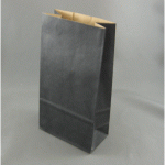 No3 Black Block Bottom Gift Bag - Packaging Direct