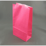 No3 Cerise Block Bottom Gift Bag - Packaging Direct