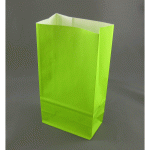 No3 lime Green Block Bottom Gift Bag - Packaging Direct