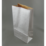 No3 Silver Block Bottom Gift Bag - Packaging Direct