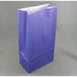 No3 Purple Block Bottom Gift Bag - Packaging Direct