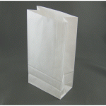 No3 White Block Bottom Gift Bag - Packaging Direct