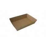 No3 Brown Board Open Tray - Packaging Direct