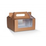 8x8x4" Pack & Carry Cake Box - Packaging Direct
