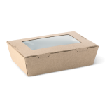 Small Brown Window Lunch Box - Packaging Direct