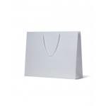 X-Large Matte Laminated White Paper Bag - Packaging Direct