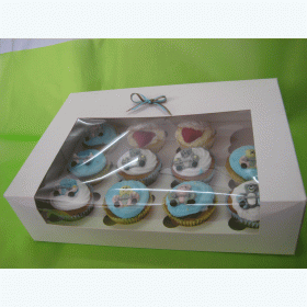 12 Cupcake Window Box - Packaging Direct