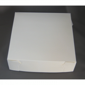 9x9x2.5" White Cake Box - Packaging Direct