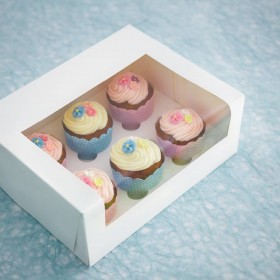Window Box for 6/12 Cupcakes - Packaging Direct